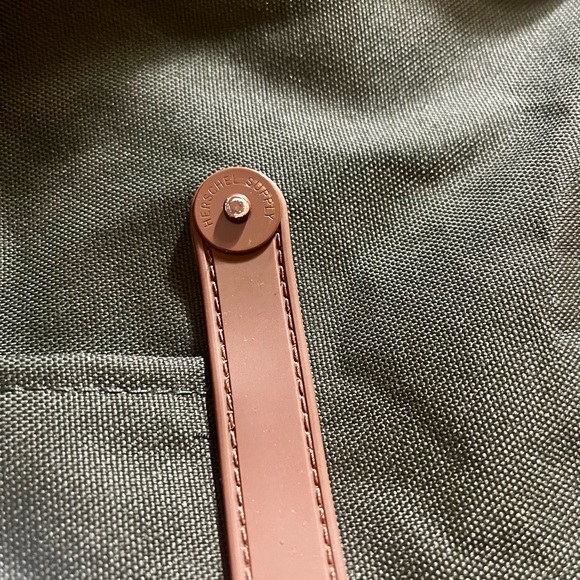 Herschel Supply Company Olive and Pink Salmon Backpack - Picture 7 of 16